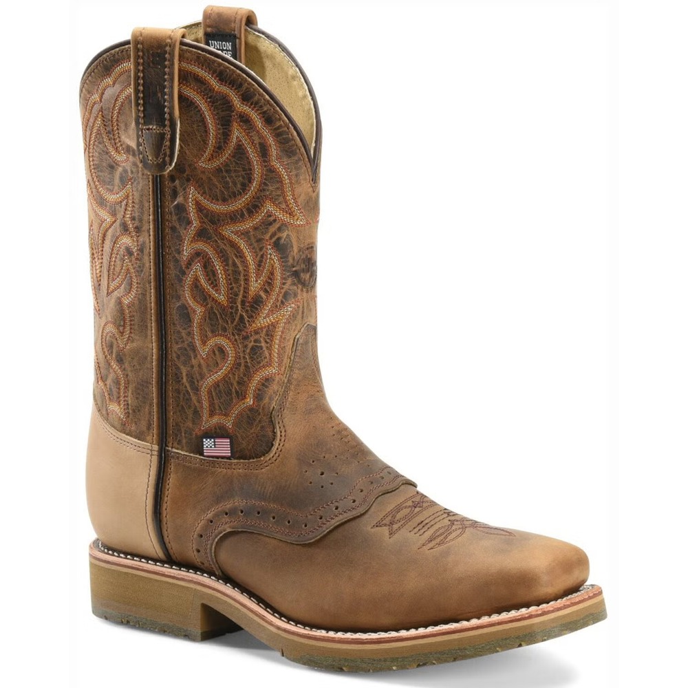 Double-H® (Men's 12 D) Dwight™ Steel Toe I.C.E. Roper Western Work Boots - $315